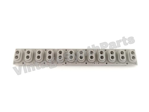 Rubber key contact strip - contact, for